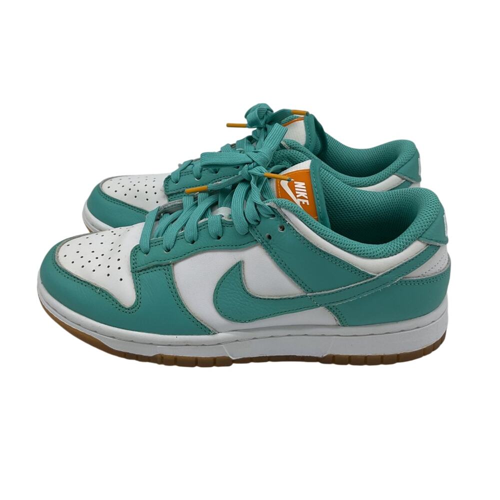 Nike Classic Teal Dunk Low Sneakers Size 8.5 - Picture 2 of 5